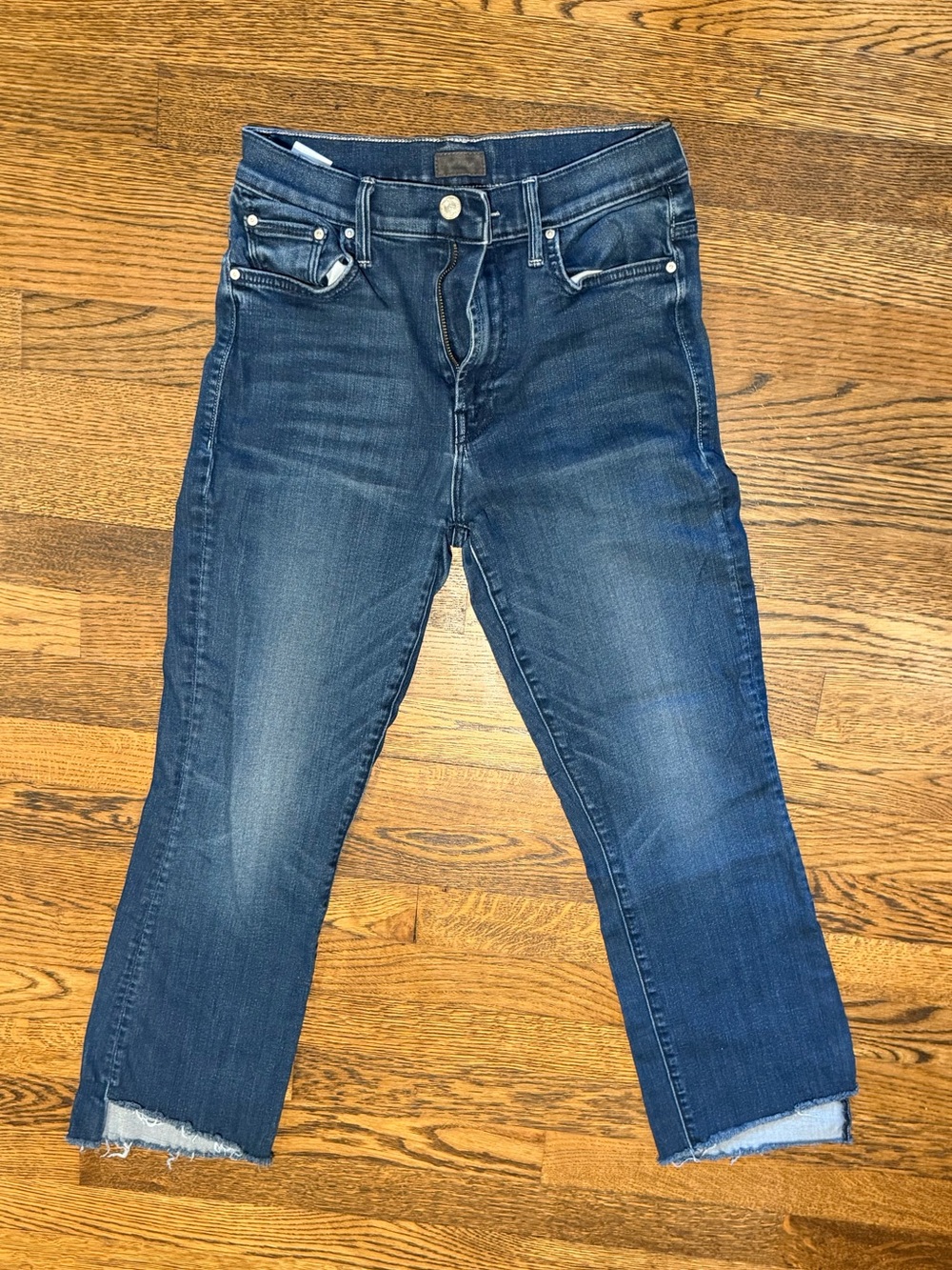 Mother “The Insider Crop Step Fray”